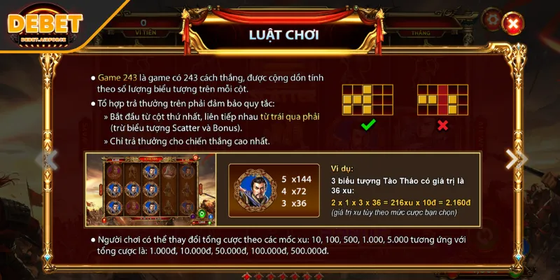 Luật chơi Tam Quốc